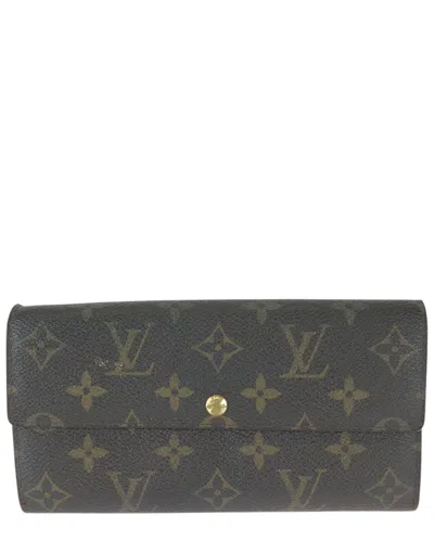 Pre-owned Louis Vuitton Monogram Long Wallet (authentic Pre-loved)