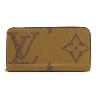 Pre-owned Louis Vuitton Monogram Long Wallet (bi-fold) () In Brown