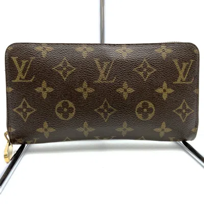 Pre-owned Louis Vuitton Monogram Long Wallet (bi-fold) () In Brown