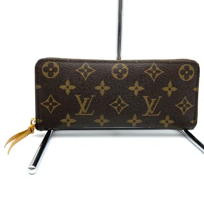 Pre-owned Louis Vuitton Monogram Long Wallet (bi-fold) () In Brown