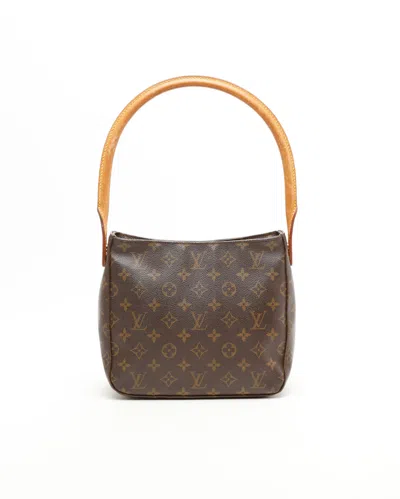 Pre-owned Louis Vuitton Monogram Looping Bag In Brown