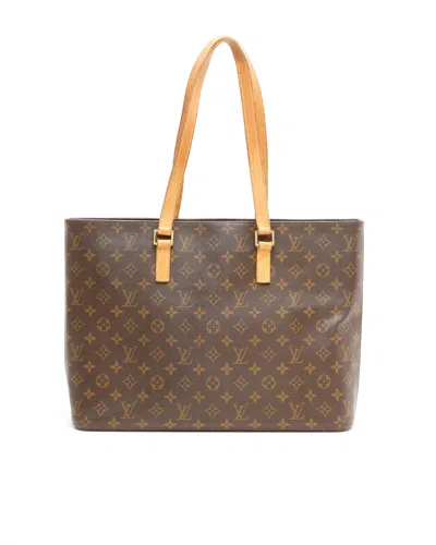 Pre-owned Louis Vuitton Monogram Luco Bag In Brown
