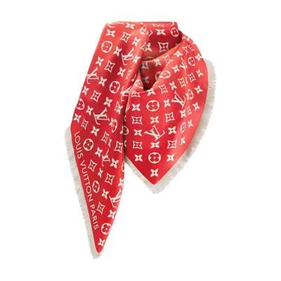 Louis Vuitton Monogram Lv Now Shawl In Pink