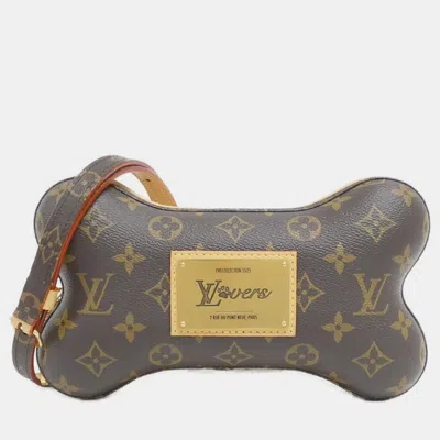 Pre-owned Louis Vuitton Monogram (lv Vers) Born Wearable Wallet Bag In Brown