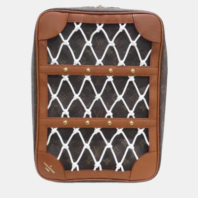 Pre-owned Louis Vuitton Monogram Lvxnba Backpack In Brown