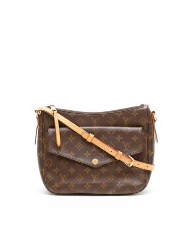 Pre-owned Louis Vuitton Monogram Mabillon Crossbody Bag In Brown