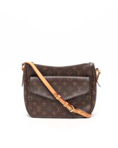 Pre-owned Louis Vuitton Monogram Mabillon Crossbody Bag In Brown