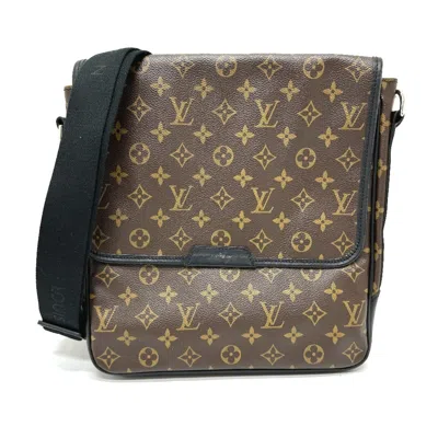 Pre-owned Louis Vuitton Monogram Macassar Black Brown Shoulder Bag ()