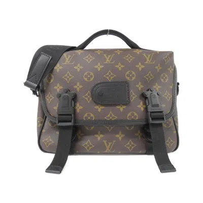 Pre-owned Louis Vuitton Monogram Macassar Black Marron Monogram Macassar Shoulder Bag ()