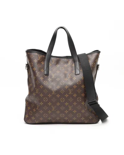 Pre-owned Louis Vuitton Monogram Macassar Davis Tote Bag