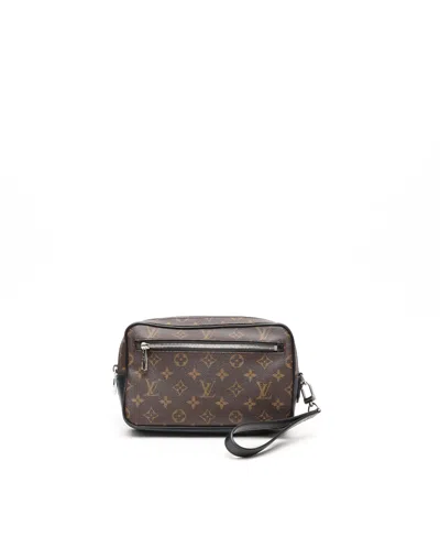 Pre-owned Louis Vuitton Monogram Macassar Kasai Pochette