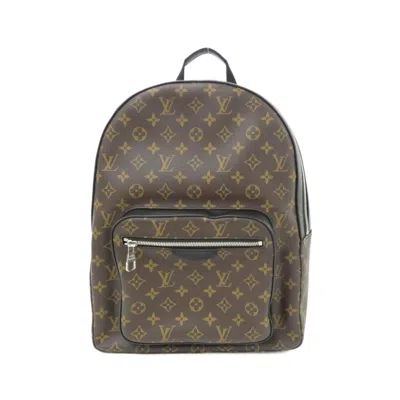 Pre-owned Louis Vuitton Monogram Macassar Marron Monogram Macassar Monogram Backpack () In Marron, Monogram Macassar