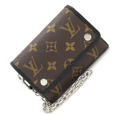 Pre-owned Louis Vuitton Monogram Macassar Wallet (tri-fold) ()