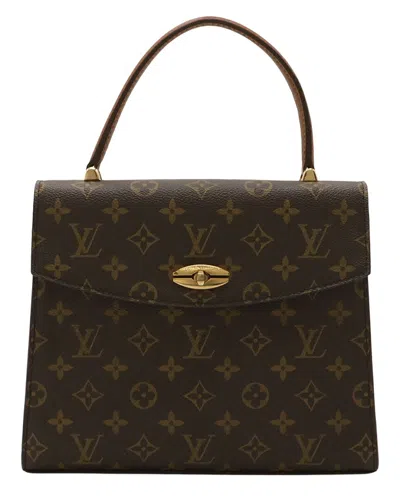 Louis Vuitton Monogram Malletier Handbag (authentic Pre-loved) In Brown/brown