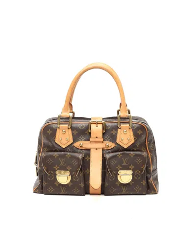 Louis Vuitton Monogram Manhattan Gm Bag In Brown