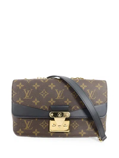 Pre-owned Louis Vuitton Monogram Marceau Satchel Bag In Brown