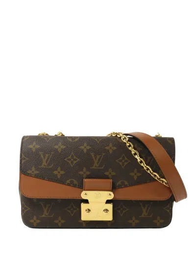 Pre-owned Louis Vuitton Monogram Marceau Shoulder Bag In Brown