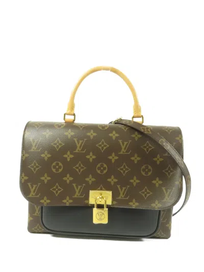 Pre-owned Louis Vuitton Monogram Marignan Tote Bag In Brown