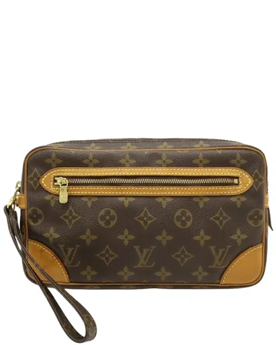 Pre-owned Louis Vuitton Monogram Marly Dragonne Clutch (authentic Pre-loved)