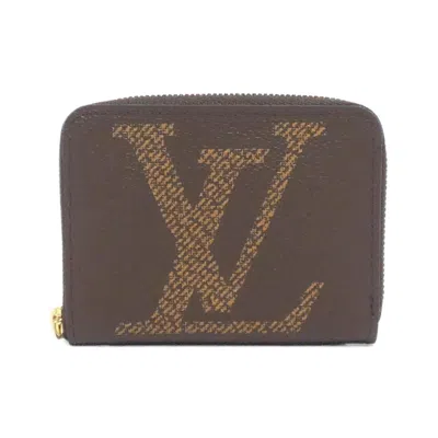 Pre-owned Louis Vuitton Monogram Marron Coated Canvas Coin Purse/coin Case ()