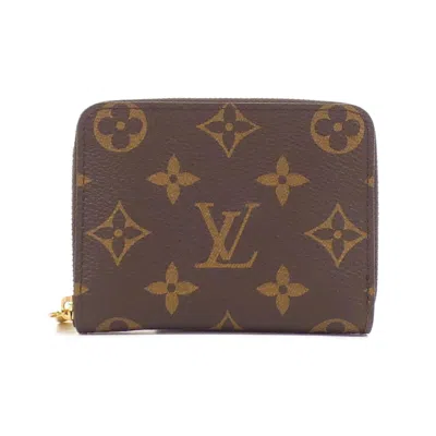 Pre-owned Louis Vuitton Monogram Marron Coated Canvas Coin Purse/coin Case ()