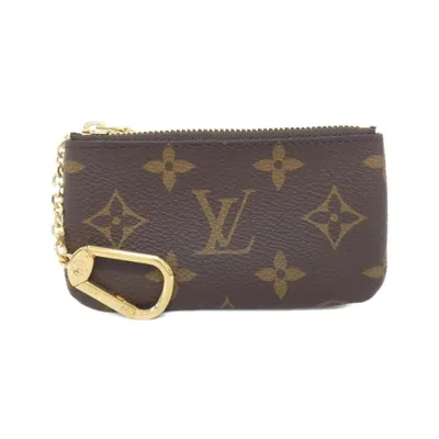 Pre-owned Louis Vuitton Monogram Marron Coated Canvas Coin Purse/coin Case () In Brown
