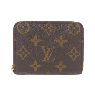 Pre-owned Louis Vuitton Monogram Marron Coated Canvas Coin Purse/coin Case () In Brown
