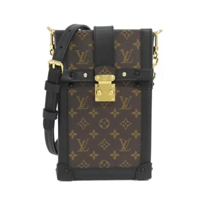 Pre-owned Louis Vuitton Monogram Marron Coated Canvas Pochette Shoulder Bag () In Brown