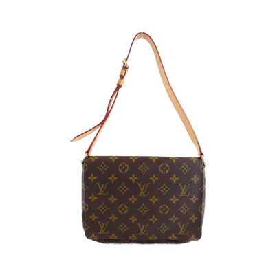 Pre-owned Louis Vuitton Monogram Marron Coated Canvas Shoulder Bag ()