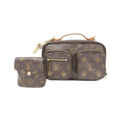 Pre-owned Louis Vuitton Monogram Marron Coated Canvas Shoulder Bag ()