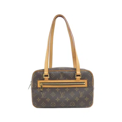 Pre-owned Louis Vuitton Monogram Marron Coated Canvas Shoulder Bag ()