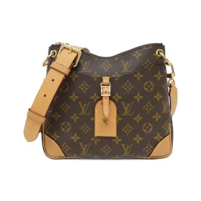 Pre-owned Louis Vuitton Monogram Marron Coated Canvas Shoulder Bag ()