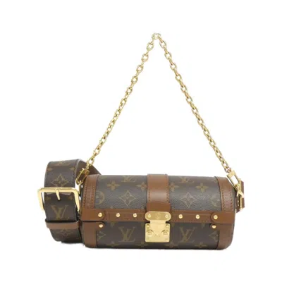 Pre-owned Louis Vuitton Monogram Marron Coated Canvas Shoulder Bag ()