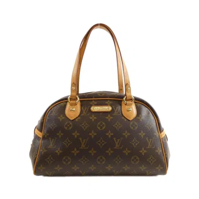 Pre-owned Louis Vuitton Monogram Marron Coated Canvas Shoulder Bag ()