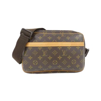 Pre-owned Louis Vuitton Monogram Marron Coated Canvas Shoulder Bag ()