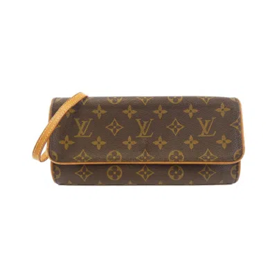 Pre-owned Louis Vuitton Monogram Marron Coated Canvas Shoulder Bag ()