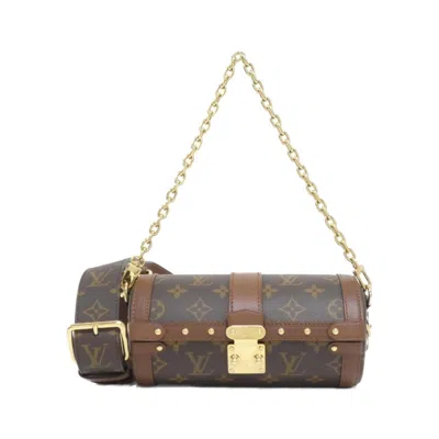 Pre-owned Louis Vuitton Monogram Marron Coated Canvas Shoulder Bag ()
