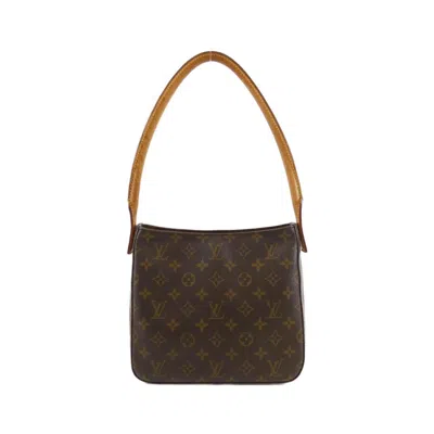 Pre-owned Louis Vuitton Monogram Marron Coated Canvas Shoulder Bag ()