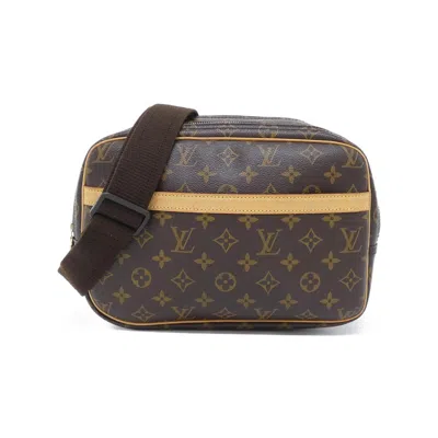 Pre-owned Louis Vuitton Monogram Marron Coated Canvas Shoulder Bag ()