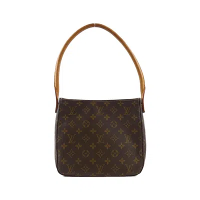 Pre-owned Louis Vuitton Monogram Marron Coated Canvas Shoulder Bag ()