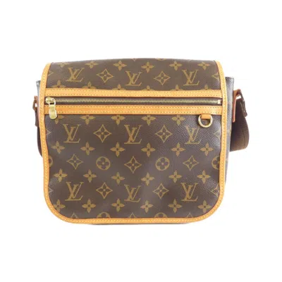 Pre-owned Louis Vuitton Monogram Marron Coated Canvas Shoulder Bag ()