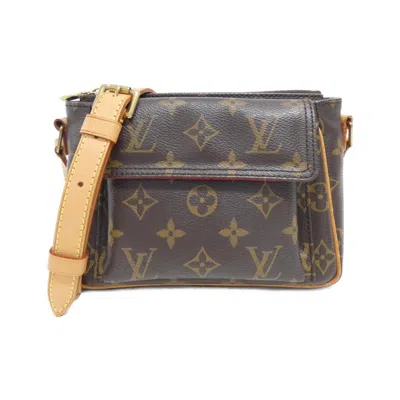 Pre-owned Louis Vuitton Monogram Marron Coated Canvas Shoulder Bag ()