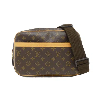 Pre-owned Louis Vuitton Monogram Marron Coated Canvas Shoulder Bag () In Brown