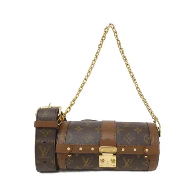 Pre-owned Louis Vuitton Monogram Marron Coated Canvas Shoulder Bag () In Brown
