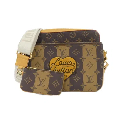 Pre-owned Louis Vuitton Monogram Marron Coated Canvas Shoulder Bag () In Brown