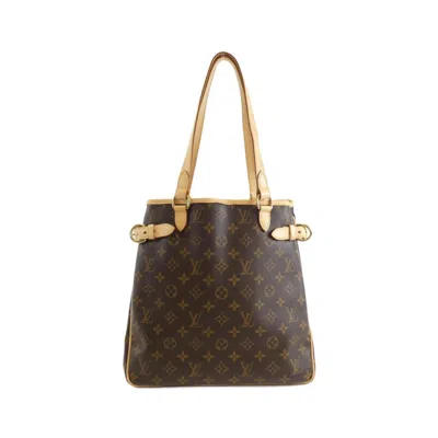 Pre-owned Louis Vuitton Monogram Marron Coated Canvas Shoulder Bag () In Brown