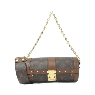 Pre-owned Louis Vuitton Monogram Marron Coated Canvas Shoulder Bag () In Brown