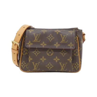 Pre-owned Louis Vuitton Monogram Marron Coated Canvas Shoulder Bag () In Brown
