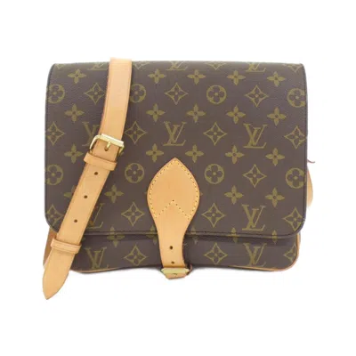 Pre-owned Louis Vuitton Monogram Marron Coated Canvas Shoulder Bag () In Brown