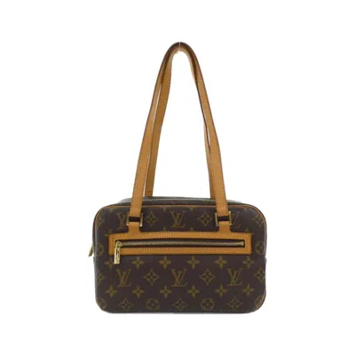 Pre-owned Louis Vuitton Monogram Marron Coated Canvas Shoulder Bag () In Brown